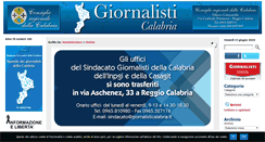 Desktop Screenshot of giornalisticalabria.it