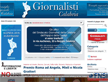 Tablet Screenshot of giornalisticalabria.it